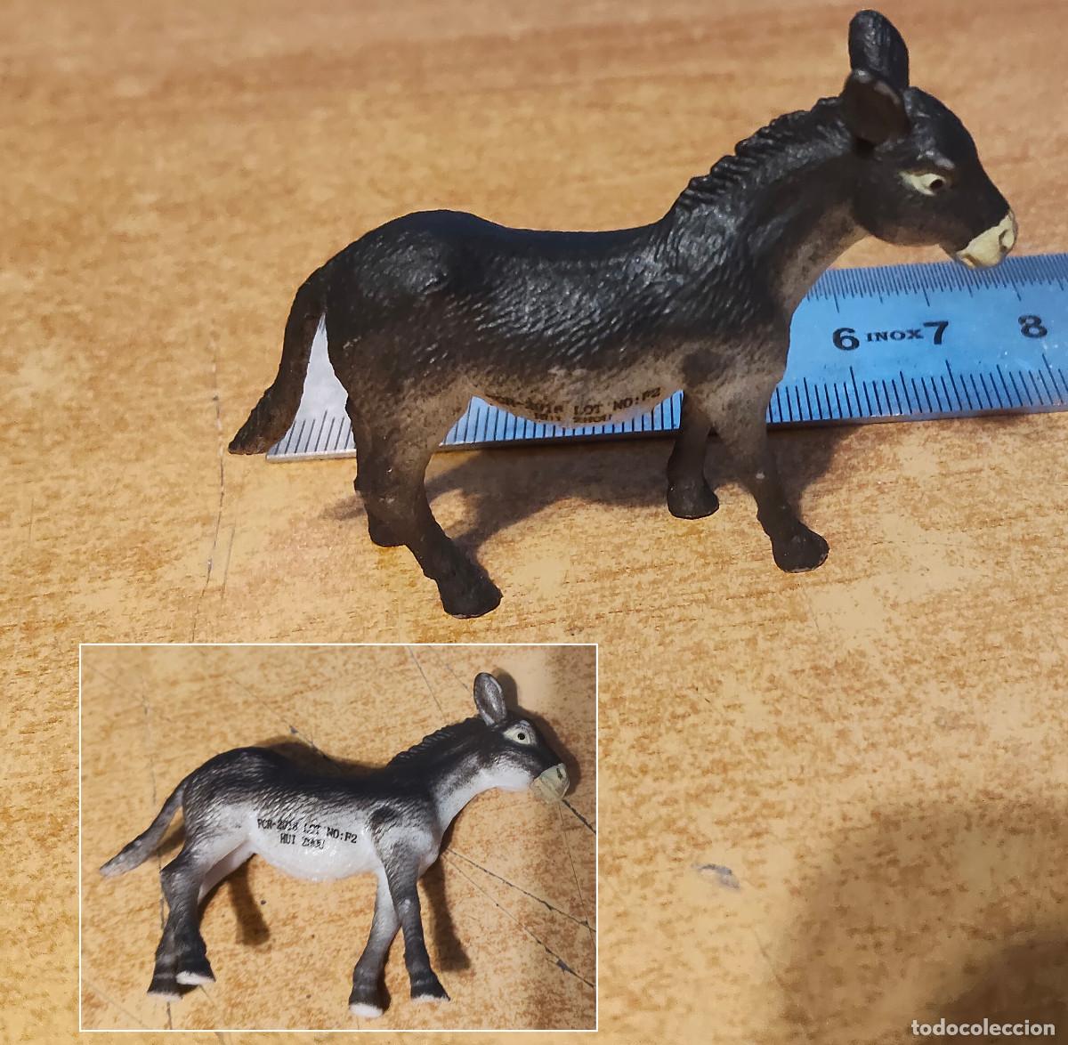 Figuras de goma y PVC: figura mu&ntilde;eco R&eacute;plica de burro pl&aacute;stico realista - Collectible Wildlife Gift - made in china
