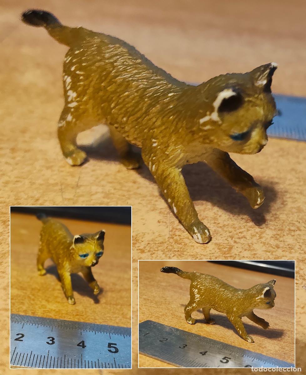 Figuras de goma y PVC: figura mu&ntilde;eco R&eacute;plica gato pl&aacute;stico realista - Collectible Wildlife Gift - made in china