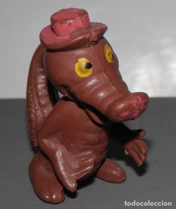 Figuras de goma y PVC: FIGURA DE PVC VINTAGE - LAGARTO JUANCHO