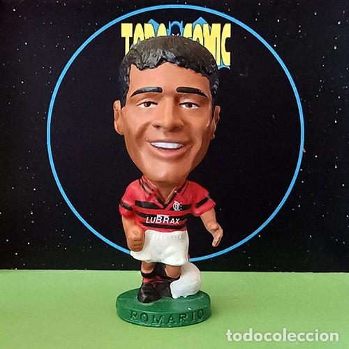 Figuras de goma y PVC: Rom&aacute;rio de Souza / C. R. Flamengo / Corinthian 1999