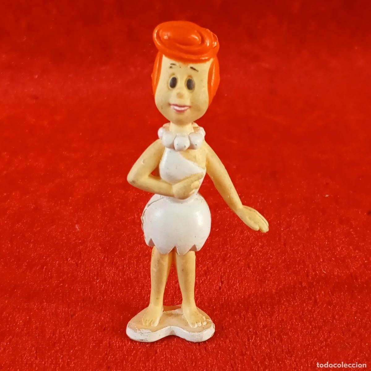 Figuras de goma y PVC: FIGURA DE PVC - VILMA PICAPIEDRA - HANNA BARBERA - 1992 - 8 X 3,5 CM / 2054