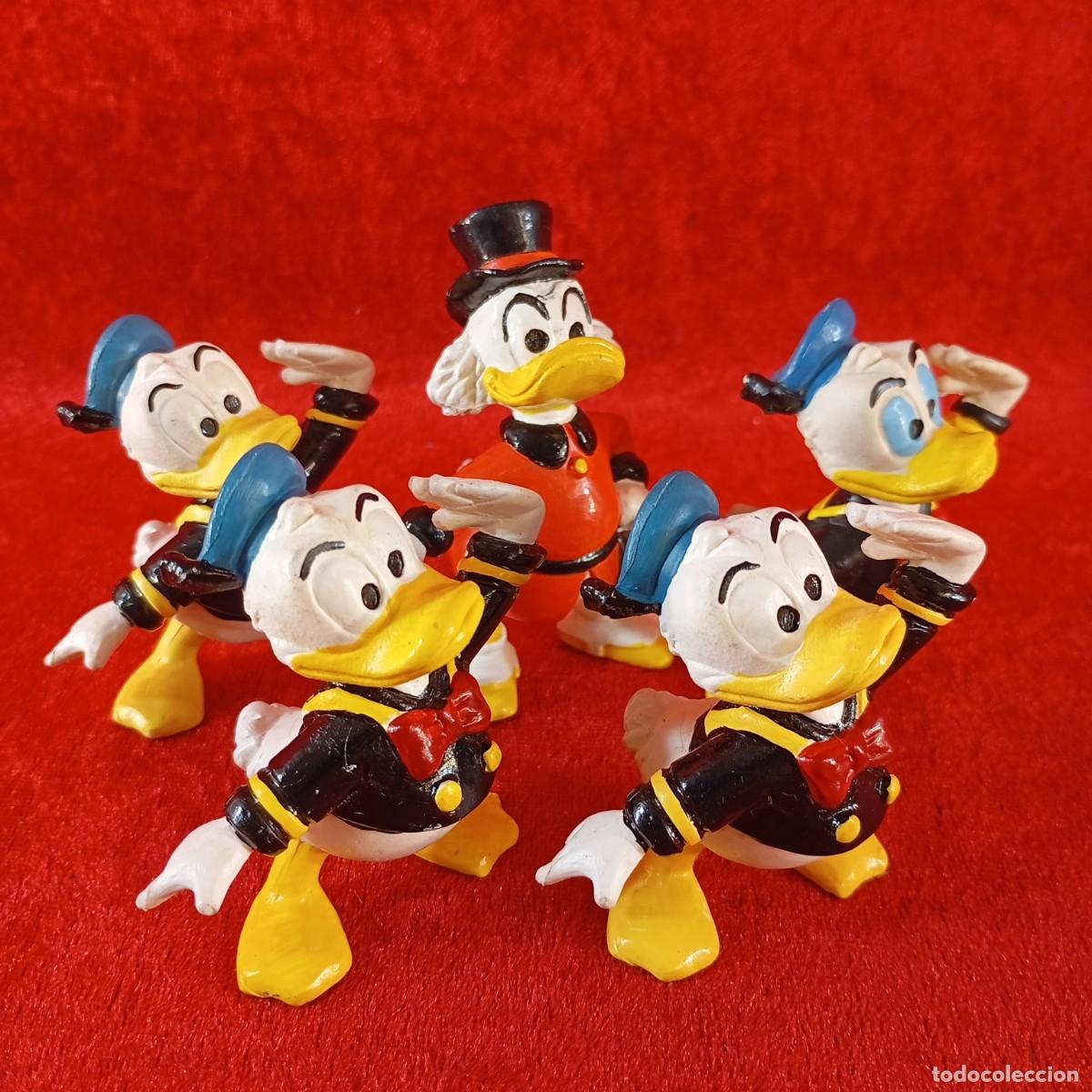 Figuras de goma y PVC: LOTE 5 FIGURES DE PVC - PATO DONALD Y TIO GILITO - WALT DISNEY - 6,5 X 6 CM APROX / 2056