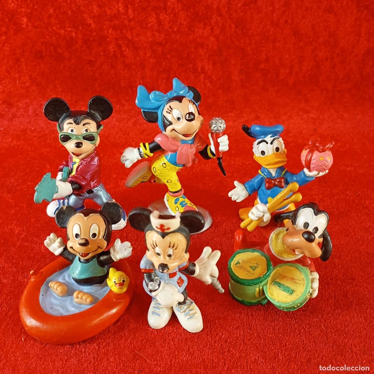 Figuras de goma y PVC: LOTE 6 FIGURES DE PVC - MICKEY MOUSE, MINNIE MOUSE, DONALD DUCK, GOOFY - 6,5 CM APROX / 2057
