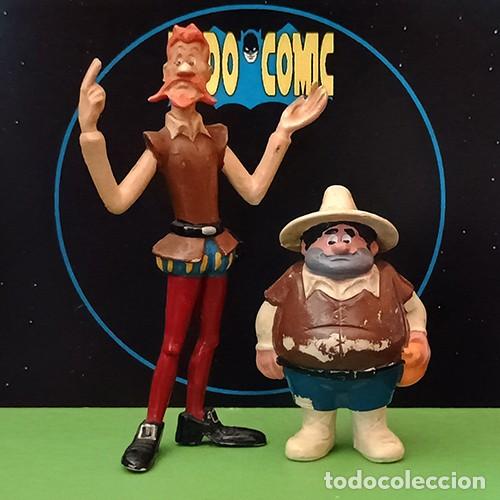 Figuras de goma y PVC: Don Quijoje y Sancho Panza / Eura Spain 1979