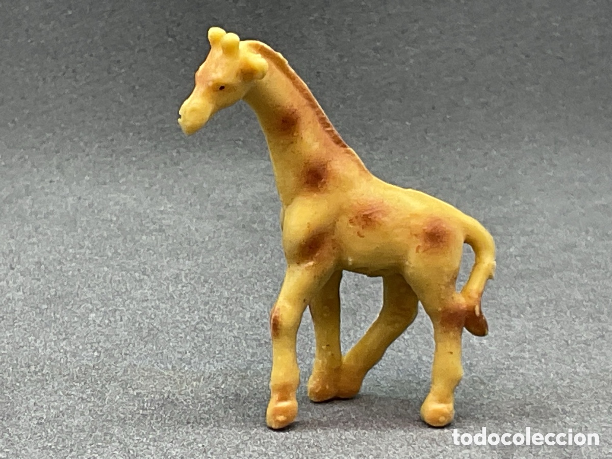 Figuras de goma y PVC: ANTIGUA FIGURITA DE JIRAFA EN GOMA. MARCA BULLY. 40MM