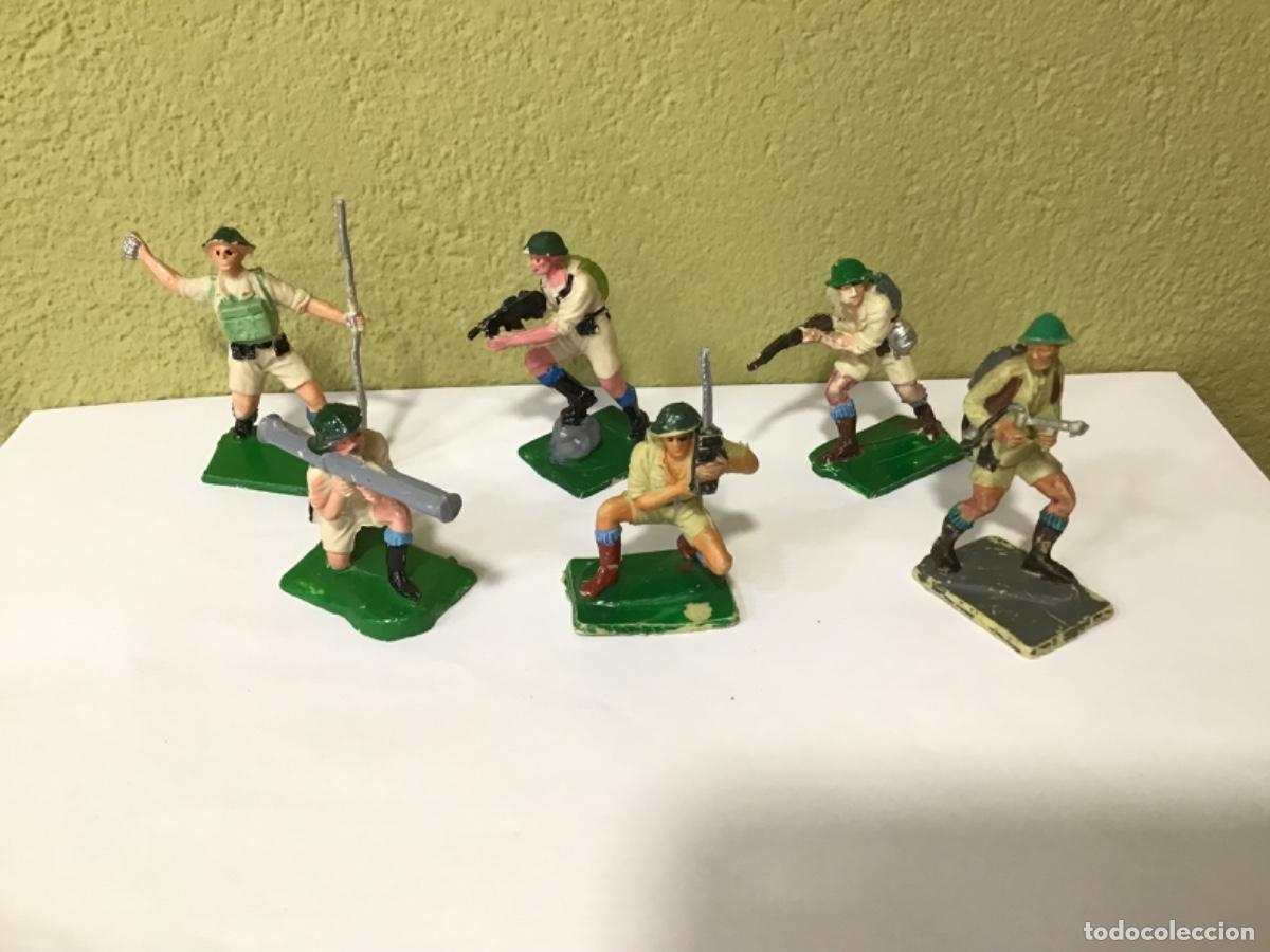 Figuras de goma y PVC: SOLDADO MILITAR INGL&Eacute;S PECH SEGUNDA GUERRA no jecsan reamsa comansi lafredo elastolin britains