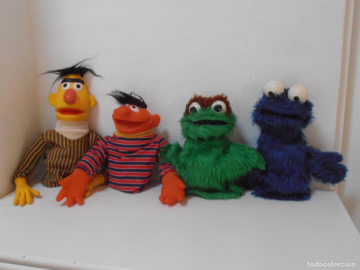 Figurines en Caoutchouc et PVC: ESPECTACULAR COLECCION LOTE 4 MARIONETAS VICMA MARIONETA 1976 MUPPETS BARRIO SESAMO JIM HENSON