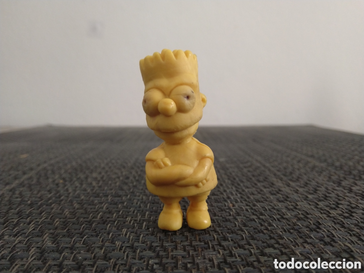 Figuras de goma y PVC: FIGURA PVC MATT GROENING FOX SERIE TV THE SIMPSONS SIMPSON BART MONOCROMA AMARILLO
