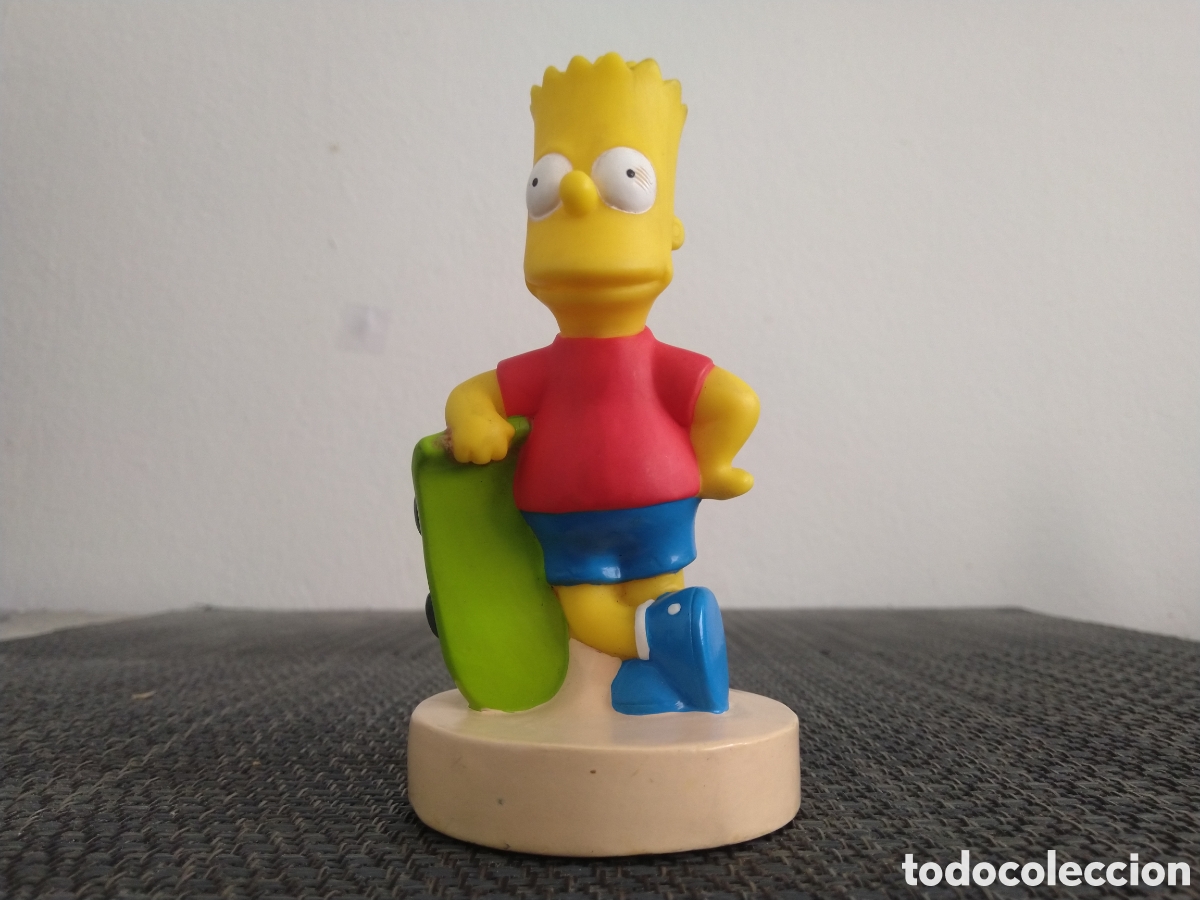 Figuras de goma y PVC: FIGURA PVC MATT GROENING FOX SERIE TV THE SIMPSONS SIMPSON BART MONOPATIN