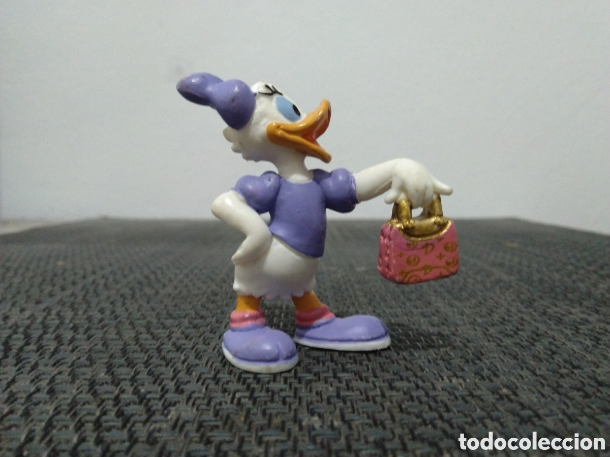 Figuras de goma y PVC: FIGURA PVC DAISY BULLY WALT DISNEY DIBUJOS ANIMADOS PATO DONALD BOLSO