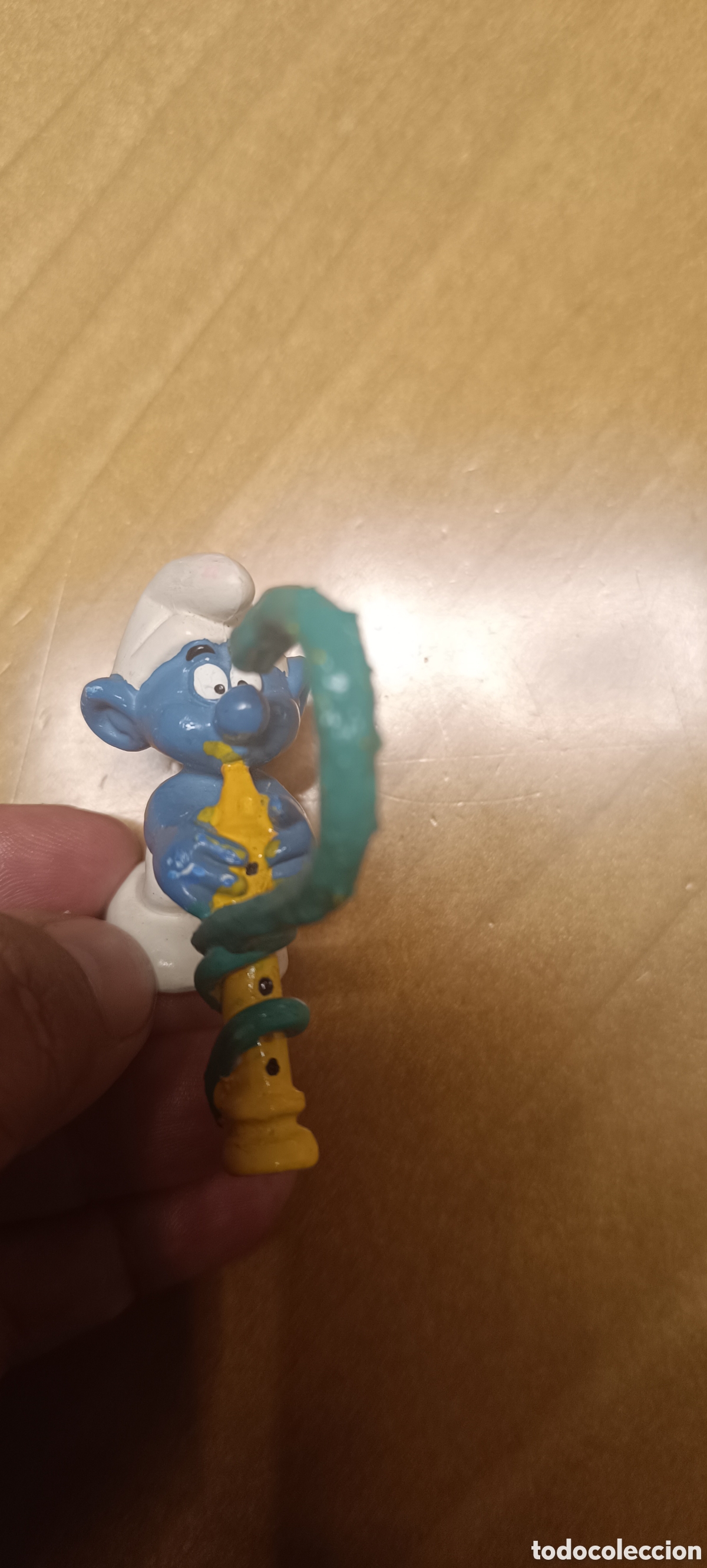 Figuras de goma y PVC: Pitufo encantador serpientes - Foto 3