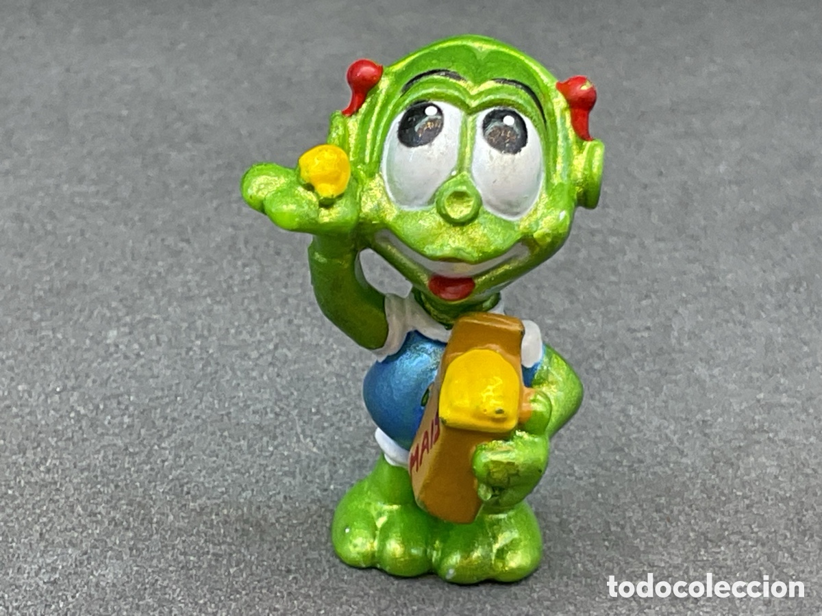 Figuras de goma Kinder: Figurita Kinder de la Colecci&oacute;n Super Spacys. &rdquo; Extralunaticos &rdquo; A&ntilde;os 90. 35mm