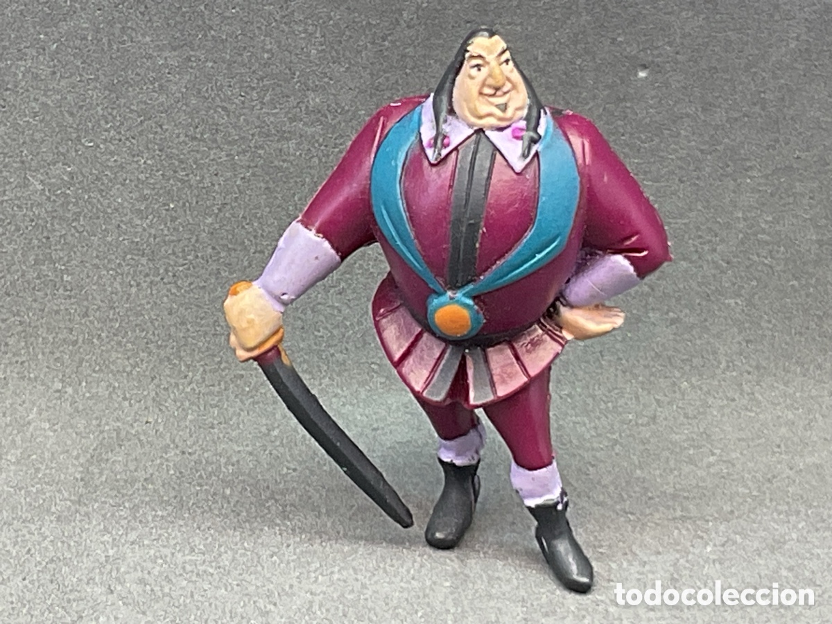 Figuras de goma y PVC: Peque&ntilde;a Figurita en Goma del Gobernador Ratcliffe . Pel&iacute;cula Pocahontas. Promocional de Nestle.