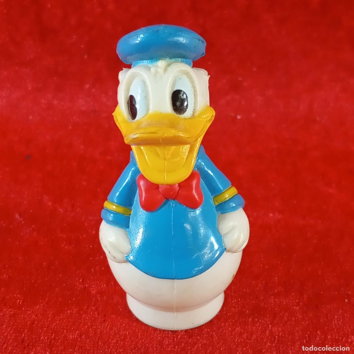 Figuras de goma y PVC: FIGURA PVC - PATO DONALD - T&Iacute;TERE DE DEDO - DISNEY - FIGURA VINTAGE - 7 X 3,5 CM / 2078