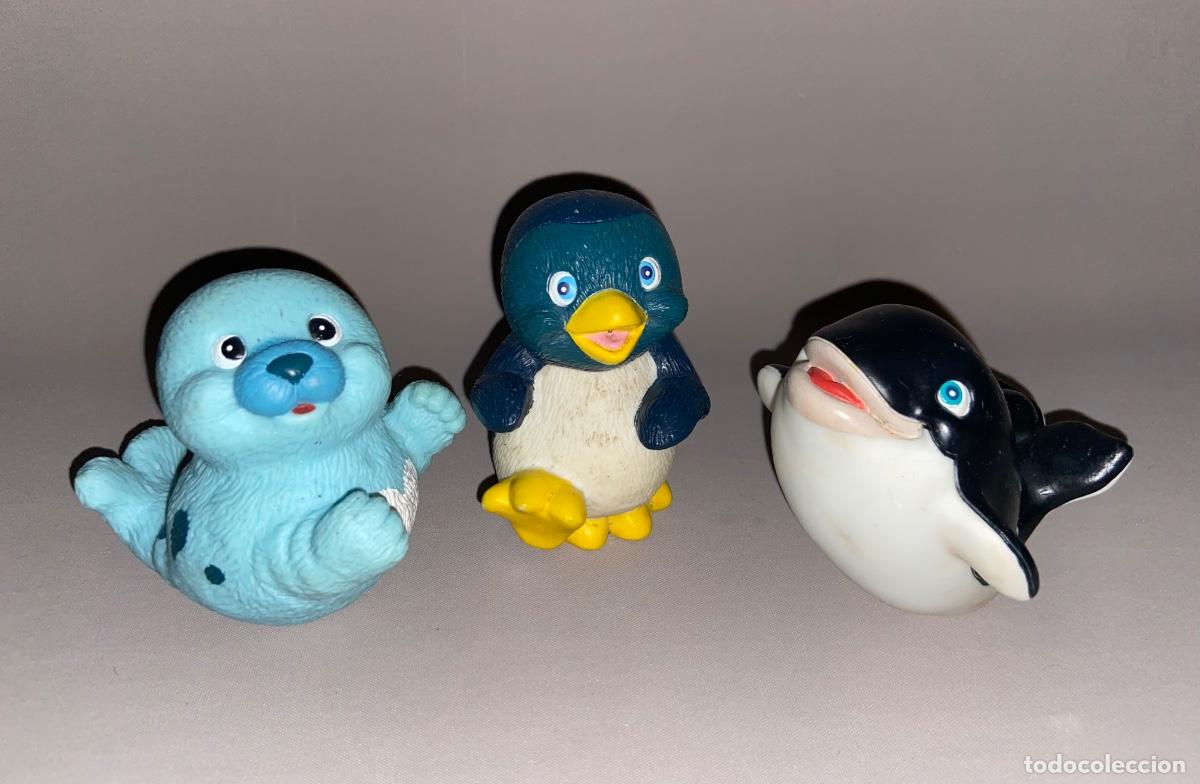 Figuras de goma y PVC: MAGNIFICO LOTE 3 FIGURA &ldquo; ANIMALES &ldquo; DE GOMA - CHIFLE