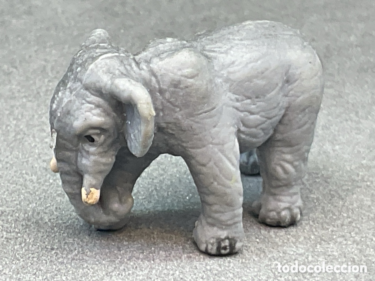Figuras de goma y PVC: ANTIGUA FIGURITA DE ELEFANTE EN GOMA. MARCA BULLY. GERMANY.