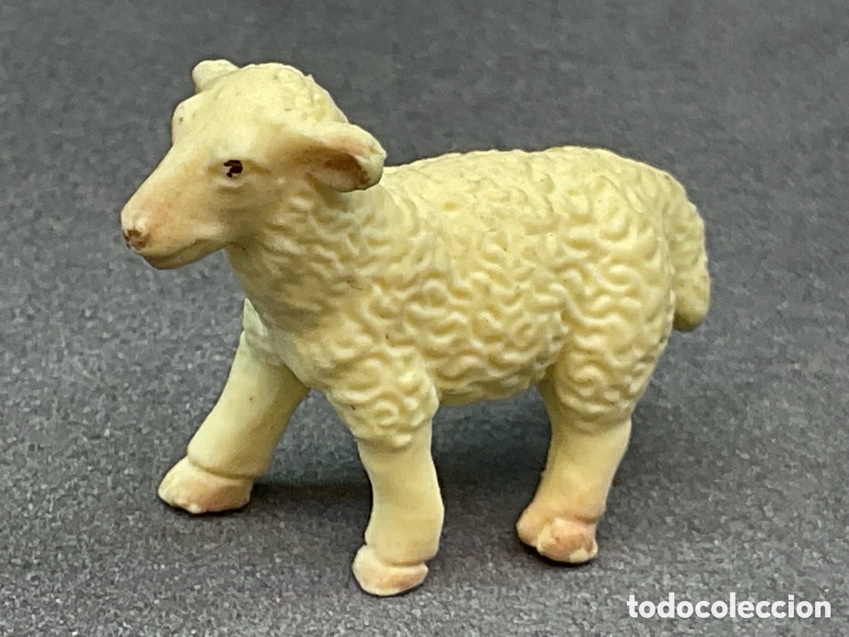 Figuras de goma y PVC: ANTIGUA FIGURITA DE OVEJA EN GOMA. MARCA BULLY. GERMANY.