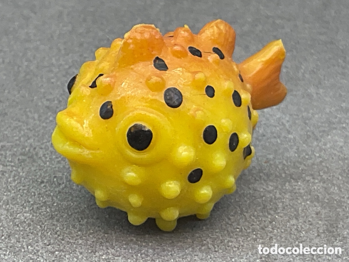 Figuras de goma y PVC: ANTIGUA FIGURITA DE PEZ GLOBO EN GOMA. MARCA BULLY. GERMANY.