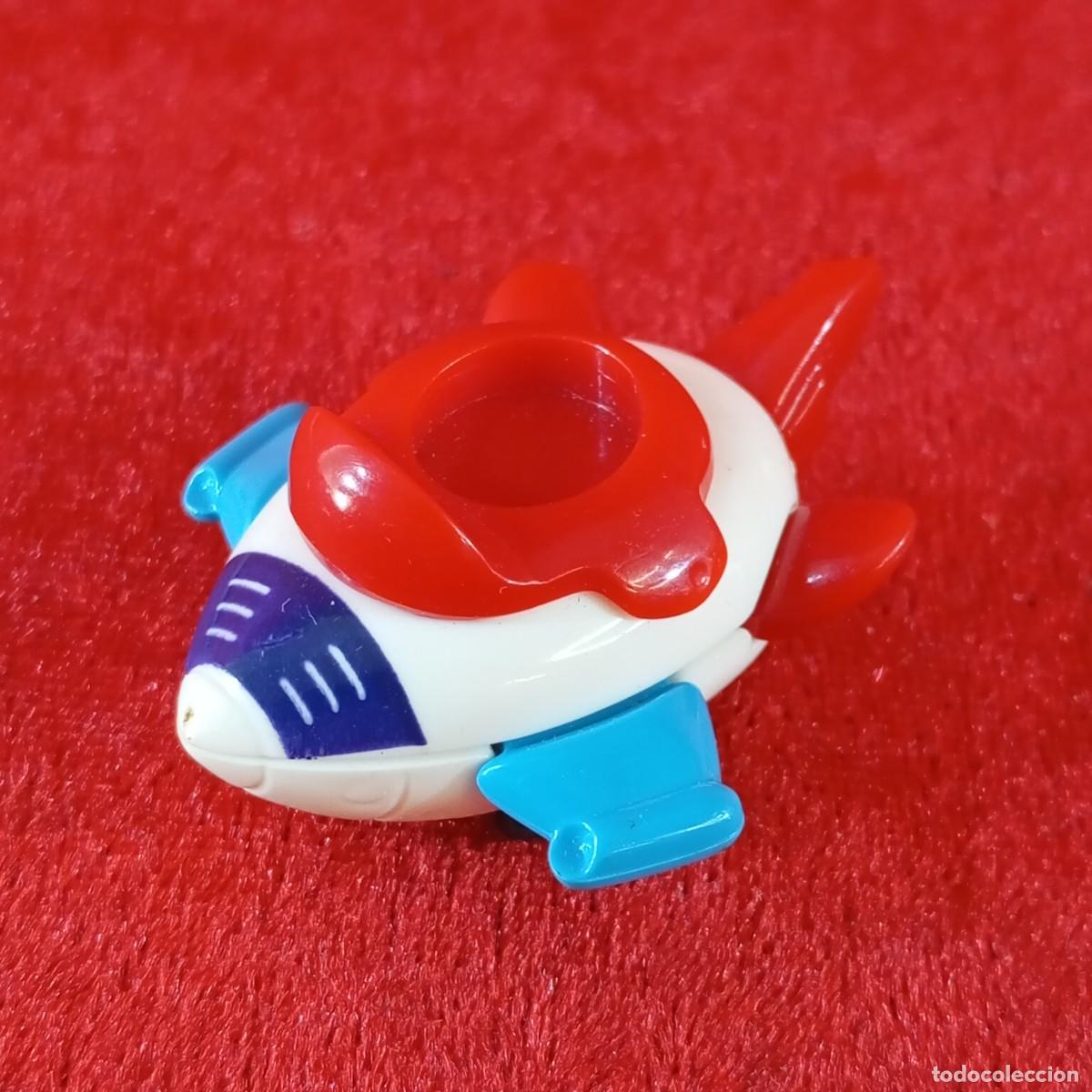 Figuras de goma Kinder: FIGURA DE PL&Aacute;STICO - NAVE ESPACIAL EN MINIATURA - ALIENS AND ASTRONAUTS - KINDER - 3 X 5 CM / 2105