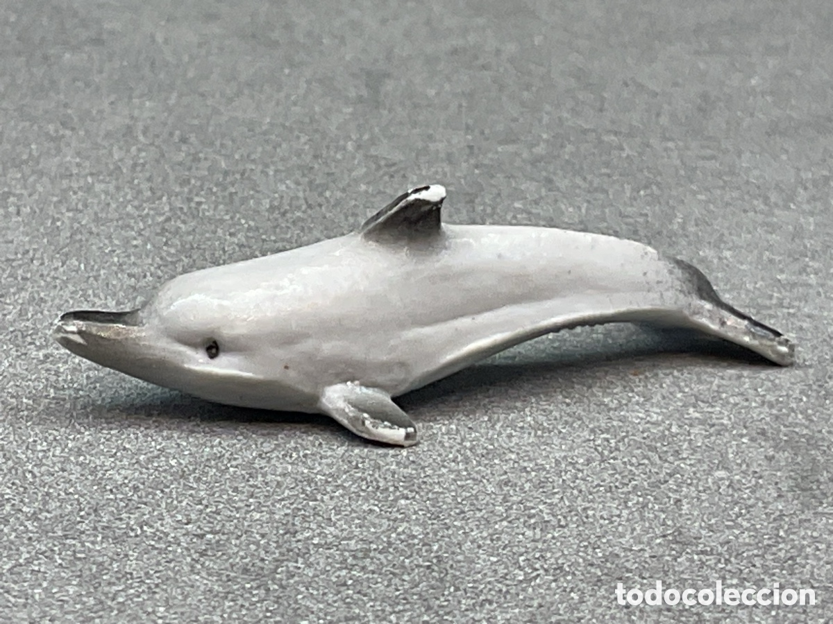 Figuras de goma y PVC: ANTIGUA FIGURITA DE DELFIN EN GOMA. MARCA BULLY. GERMANY.