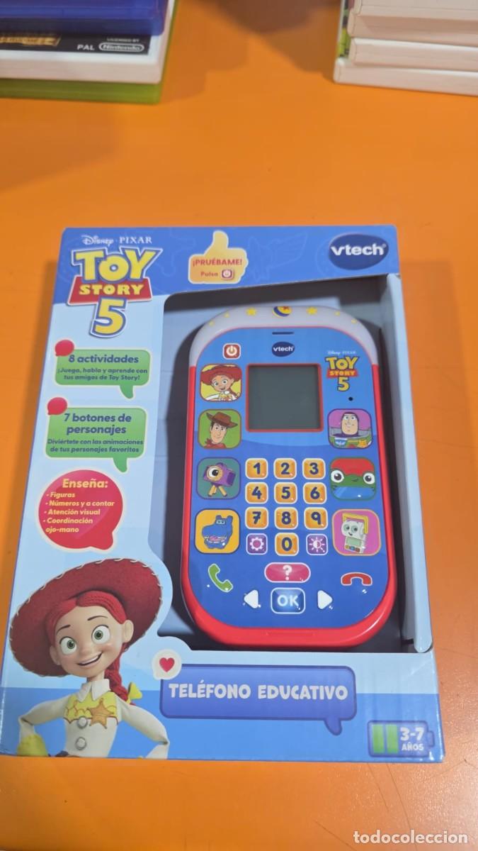 Figuras de goma y PVC: VTech - Toy Story 5 Tel&eacute;fono Educativo, Juguetes Electr&oacute;nicos Ni&ntilde;os +3 A&ntilde;os, 8 Actividades, Teclado