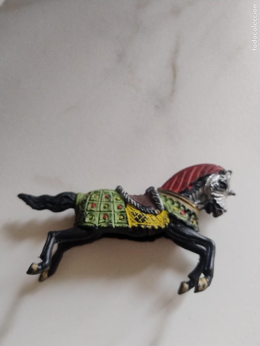 Figuras de goma y PVC: CABALLO MEDIEVAL . REALIZADO POR REAMSA . SERIE TORNEO / EL CID CAMPEADOR . ORIGINAL A&Ntilde;OS 60