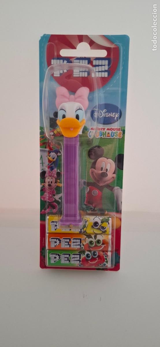 Figuras de goma y PVC dispensador PEZ: DISPENSADOR CARAMELOS &uml;PEZ&uml; Serie-Mickey Mouse CLUBHOUSE Disney