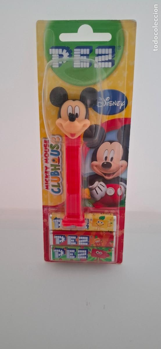 Figuras de goma y PVC dispensador PEZ: DISPENSADOR CARAMELOS &uml;PEZ&uml; Serie-Mickey Mouse CLUBHOUSE Disney