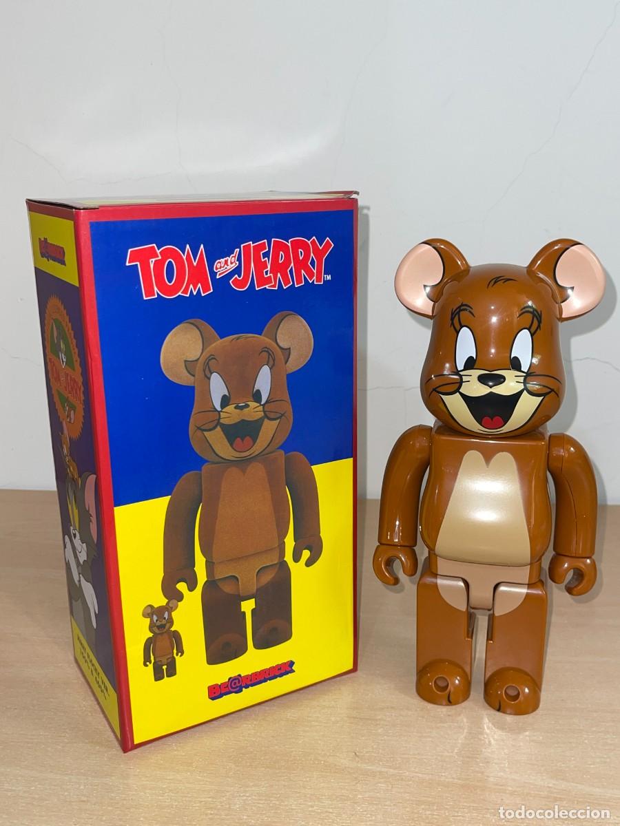 Figurines en Caoutchouc et PVC: Bearbrick Tom and Jerry figura del rat&oacute;n JERRY 400% de 28 cm. Medicom Toy