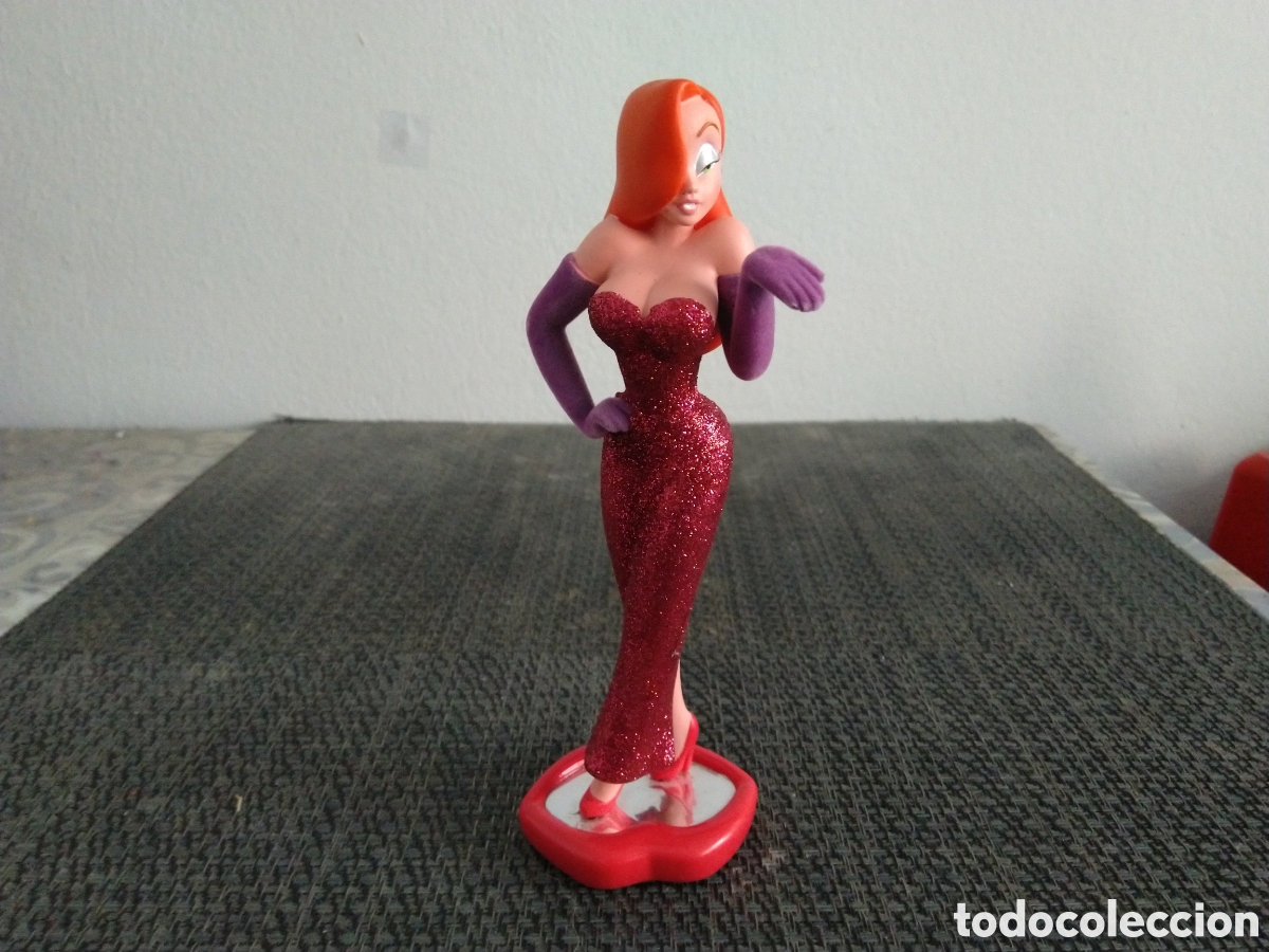 Figuras de goma y PVC: FIGURA RESINA JESSICA ROGER RABBIT AMBLIN PELICULA QUIEN ENGA&Ntilde;&Oacute; A ROGER RABBIT 17CM APROX