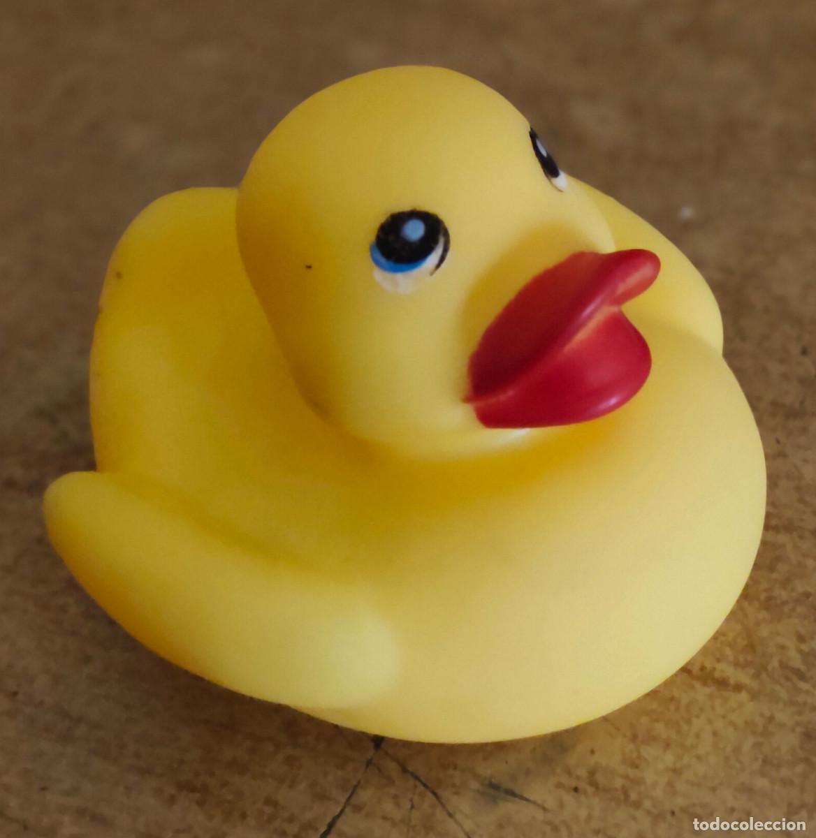 Figuras de goma y PVC: Pato de goma amarillo idel para la ba&ntilde;era