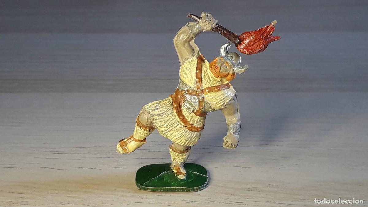 Rubber and PVC Figures: Vikingo serie Capit&aacute;n Trueno Bruguera, goma, Jin Estereoplast, original a&ntilde;os 50-60.