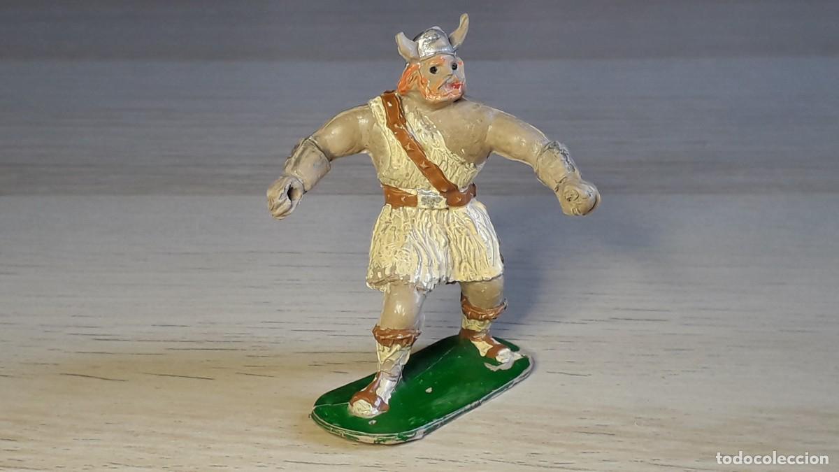 Figurines en Caoutchouc et PVC: Vikingo serie Capit&aacute;n Trueno Bruguera, goma, Jin Estereoplast, original a&ntilde;os 50-60.