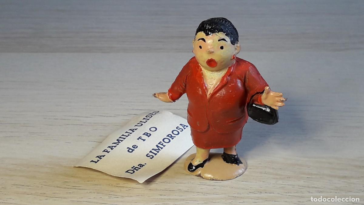 Figuras de goma y PVC: Do&ntilde;a Sinforosa, Familia Ulises, serie TBO, goma, Teixid&oacute; tipo Jecsan, original a&ntilde;os 50-60.