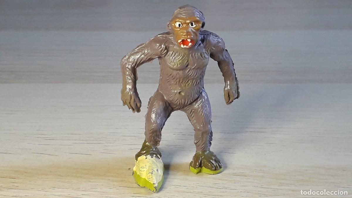 Figuras de goma y PVC: Gorila &Aacute;frica Safari serie Fieras, fabricado en goma, Jecsan Spain, original a&ntilde;os 50-60.