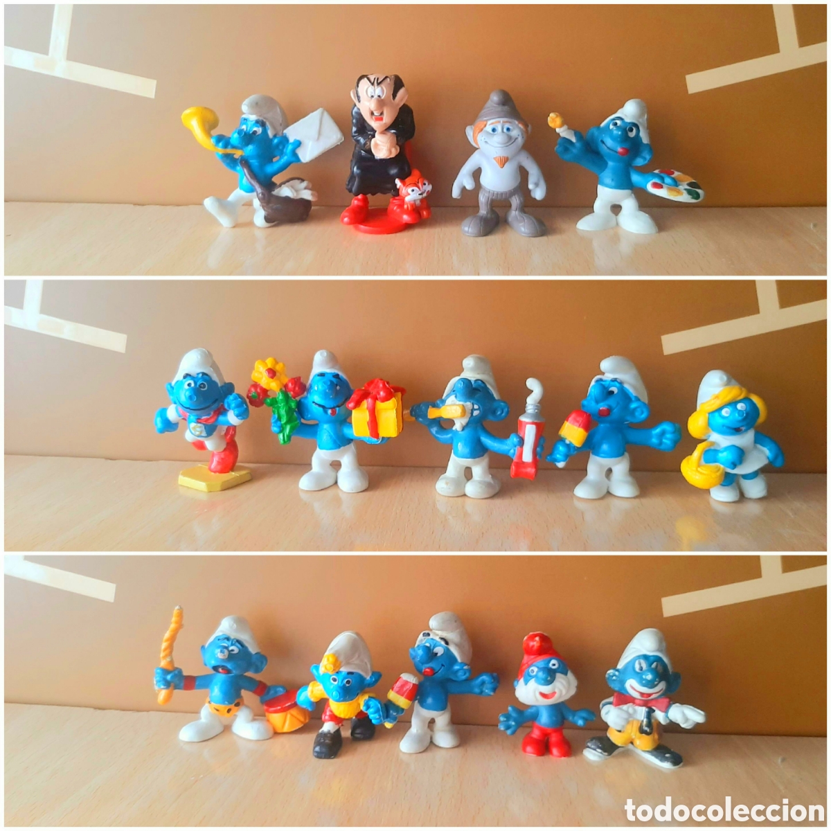 Figurines en Caoutchouc et PVC: Lote o sueltos Figuras PVC de los Pitufos