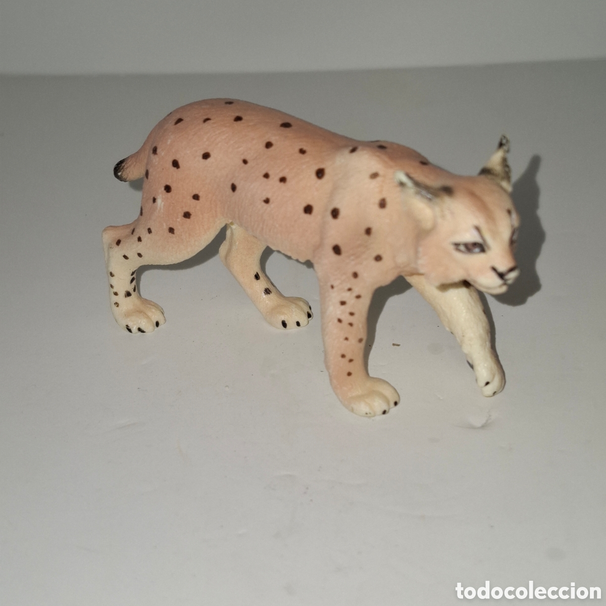 Figuras de goma y PVC: FIGURA DE PVC MADE IN GERMANY SCHLEICH LINCE BOREAL SERIE ANIMALES SALVAJES ZOO