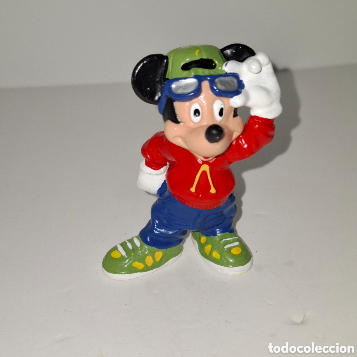 Figuras de goma y PVC: WALT DISNEY FIGURA DE PVC MADE IN GERMANY BULLY A&Ntilde;OS 80 MICKEY MOUSE RAPERO RAPPER