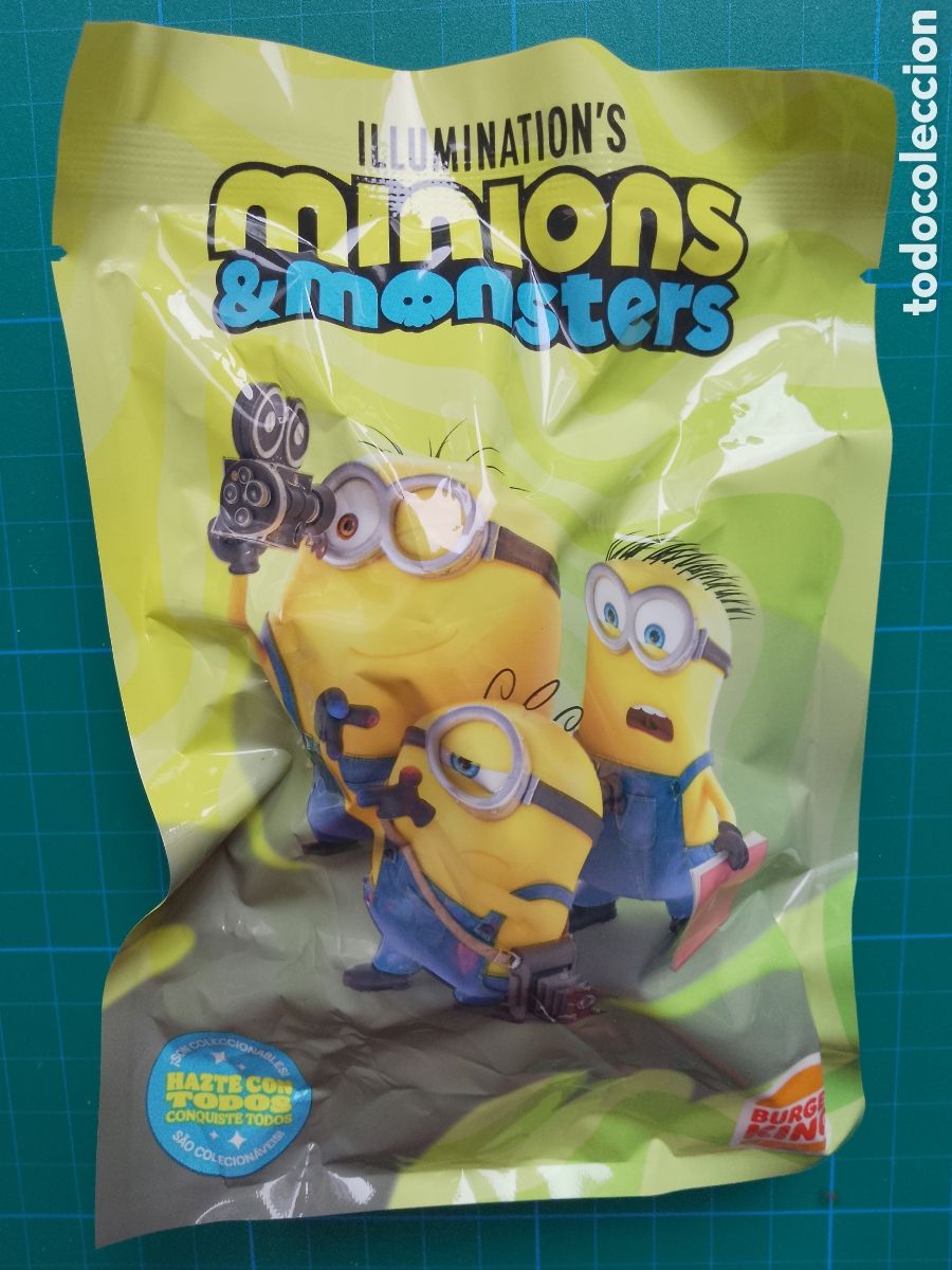 Figuras de goma y PVC: ILLUMINTAION&acute;S MINIONS & MONSTERS . NUEVO . EN SU BLISTER . BURGER KING