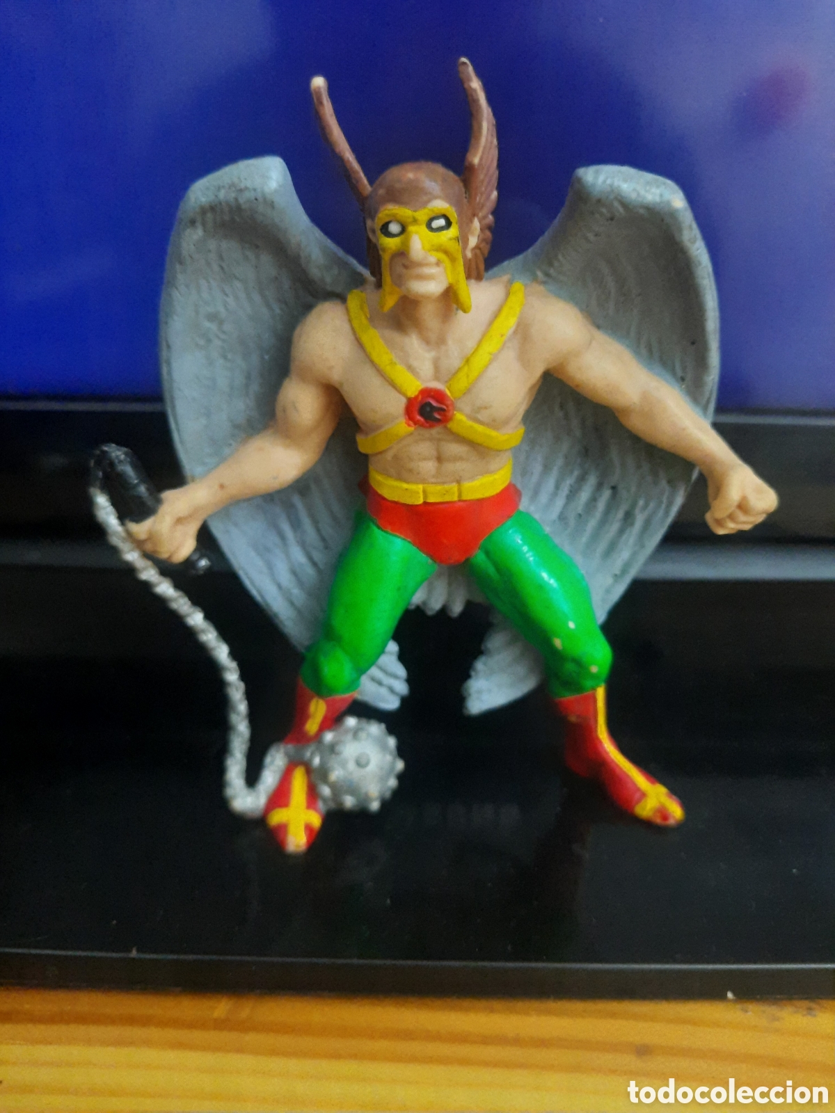Figuras de goma y PVC: Figura de PVC del personaje Hawkman (Hombre Halc&oacute;n) de DC Comics Comics