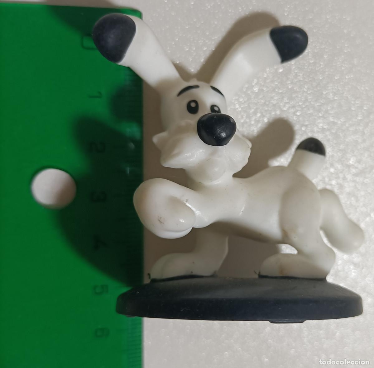 Figuras de goma y PVC: asterix figura personaje comic mu&ntilde;eco pvc goma promocional secundario perro idefix ideafix peana