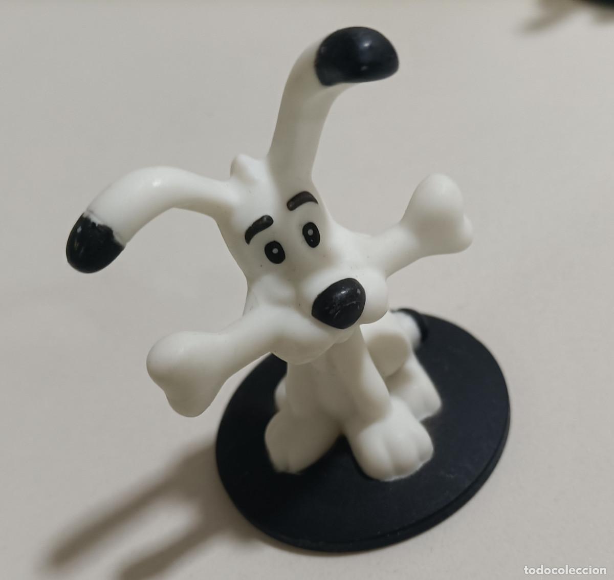 Figuras de goma y PVC: asterix figura personaje comic mu&ntilde;eco pvc goma promocional secundario perro idefix ideafix peana