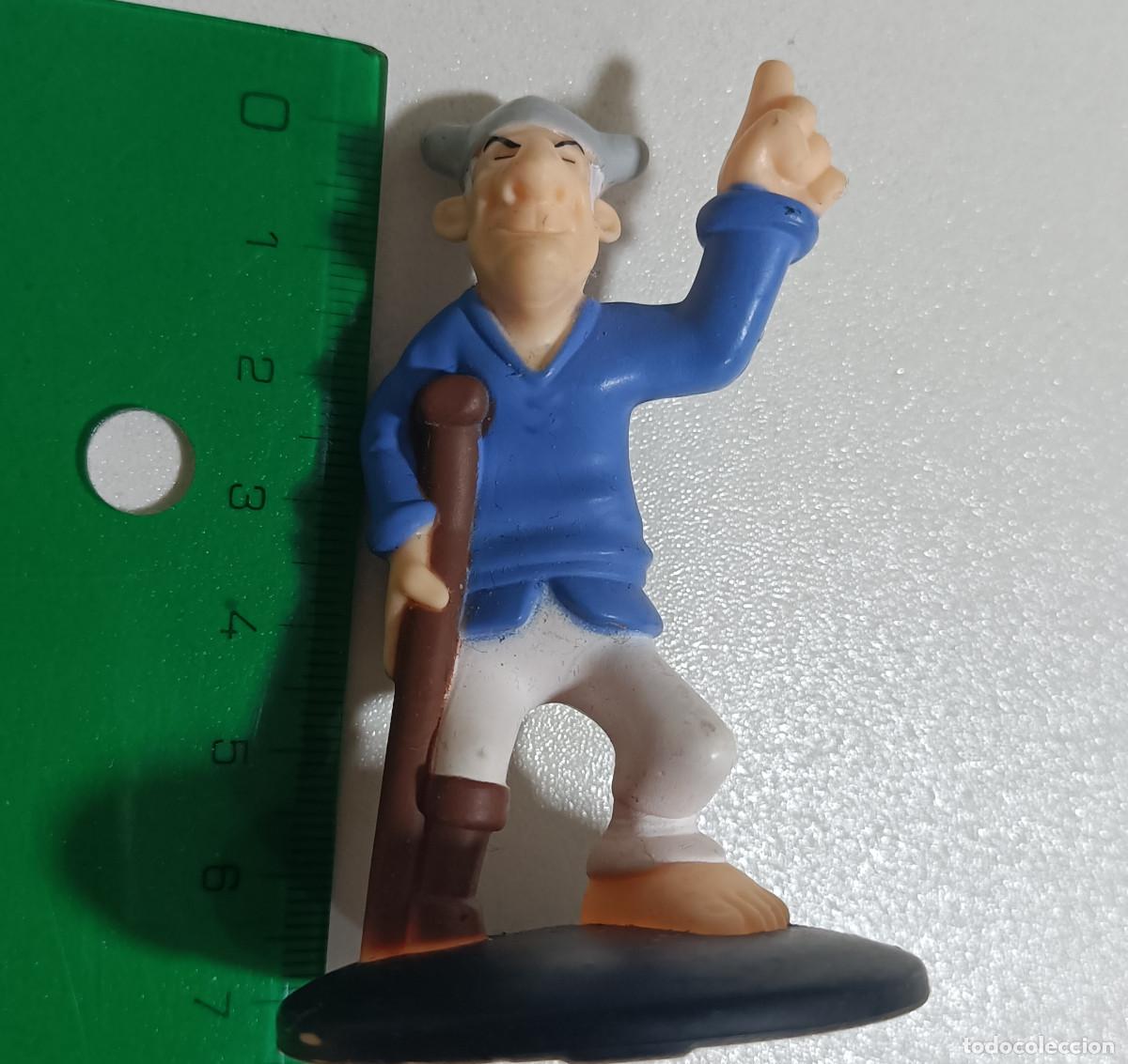 Figuras de goma y PVC: asterix figura personaje comic mu&ntilde;eco pvc goma promocional secundario pirata cojo patapalo palo pata