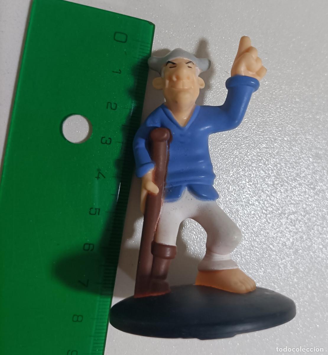 Figuras de goma y PVC: asterix figura personaje comic mu&ntilde;eco pvc goma promocional secundario pirata cojo patapalo palo pata