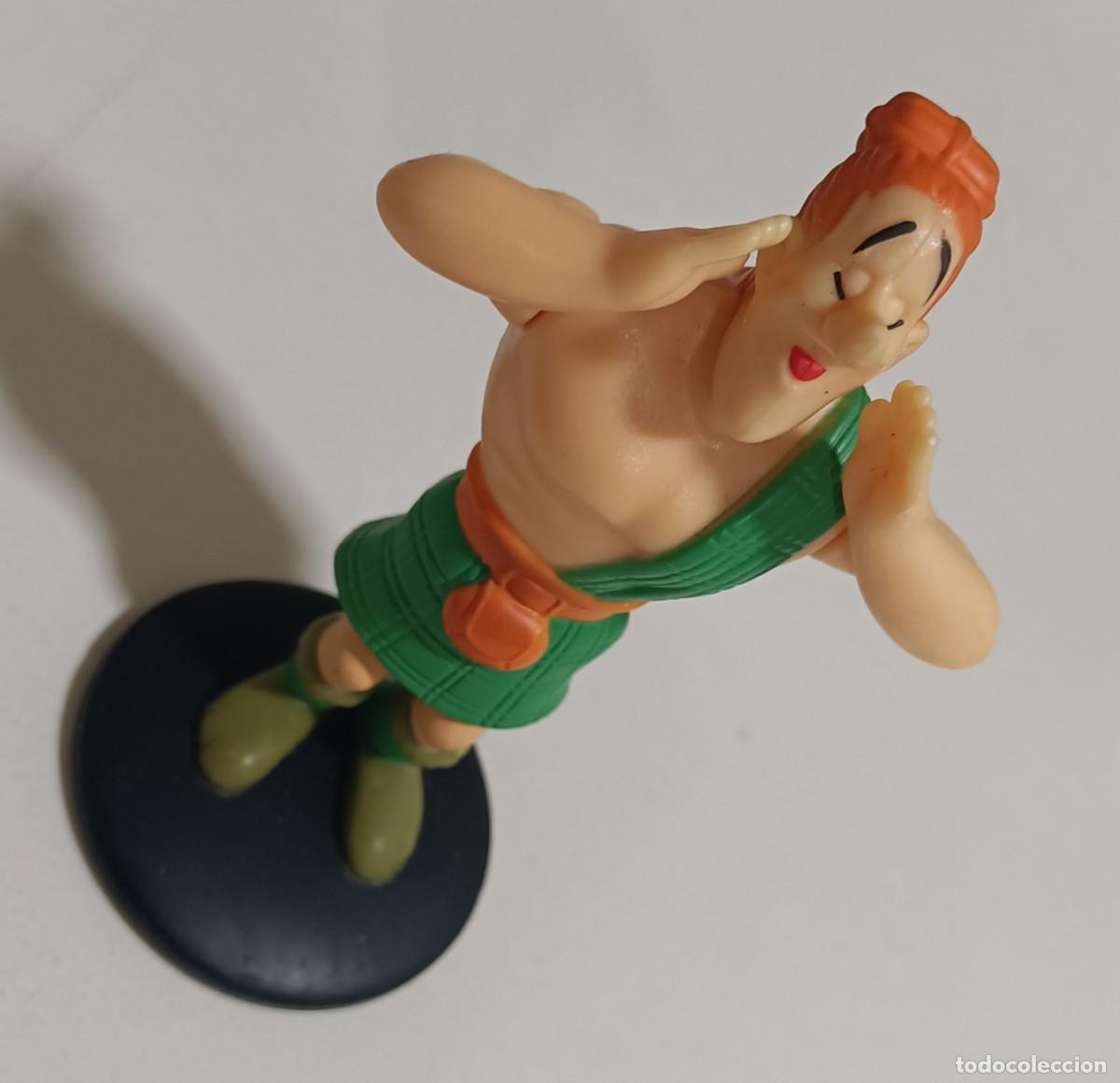 Figuras de goma y PVC: asterix figura personaje comic mu&ntilde;eco pvc goma promocional secundario Mac Loch pictos peana