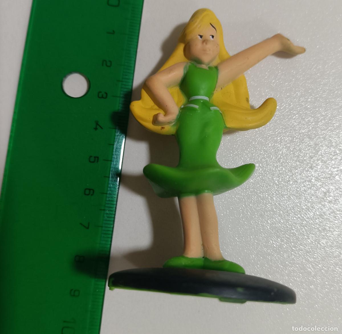 Figuras de goma y PVC: asterix figura personaje comic mu&ntilde;eco pvc goma promocional secundario zaza rubia peana
