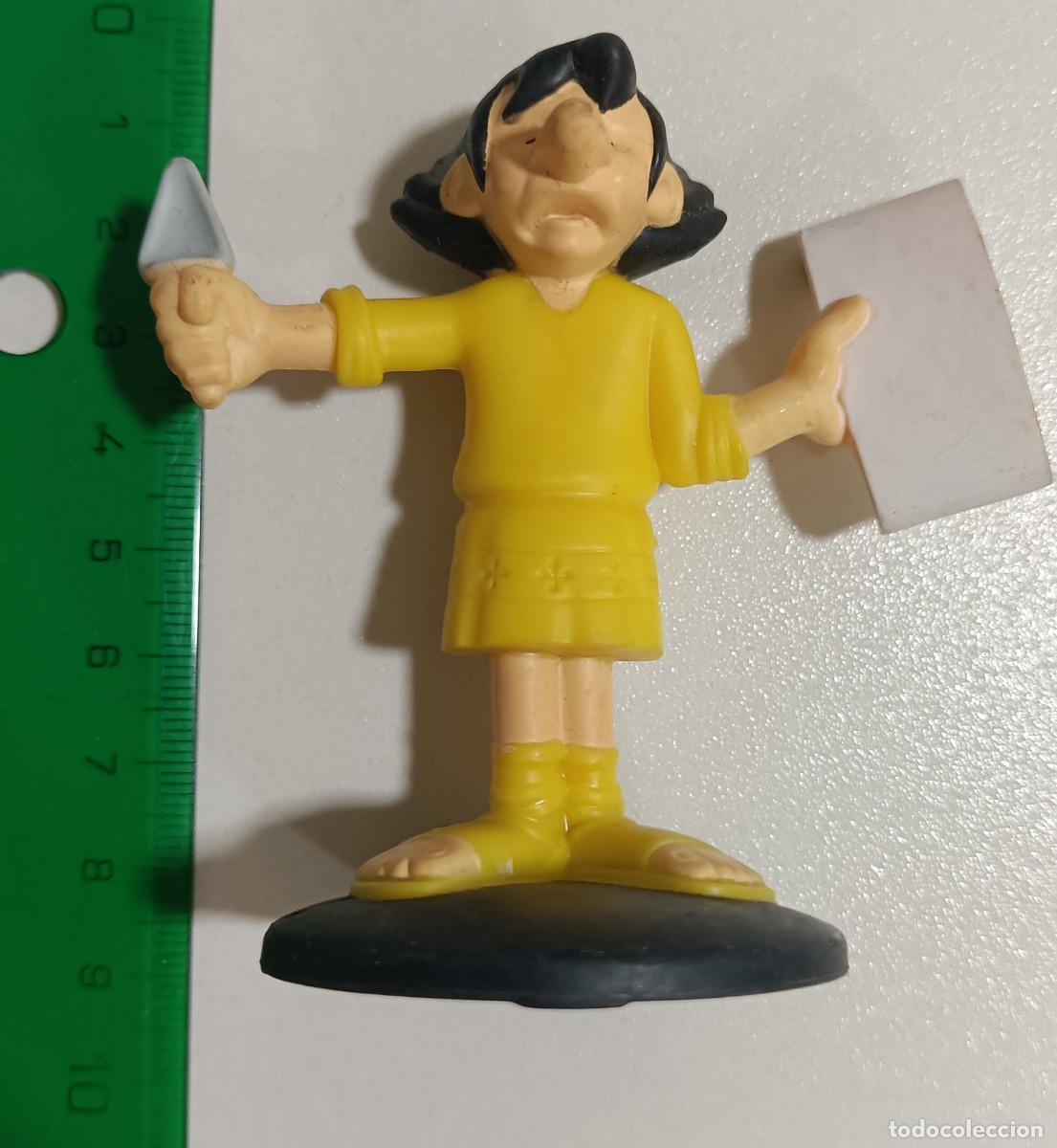 Figuras de goma y PVC: asterix figura personaje comic mu&ntilde;eco pvc goma promocional secundario Anglaigus arquitecto
