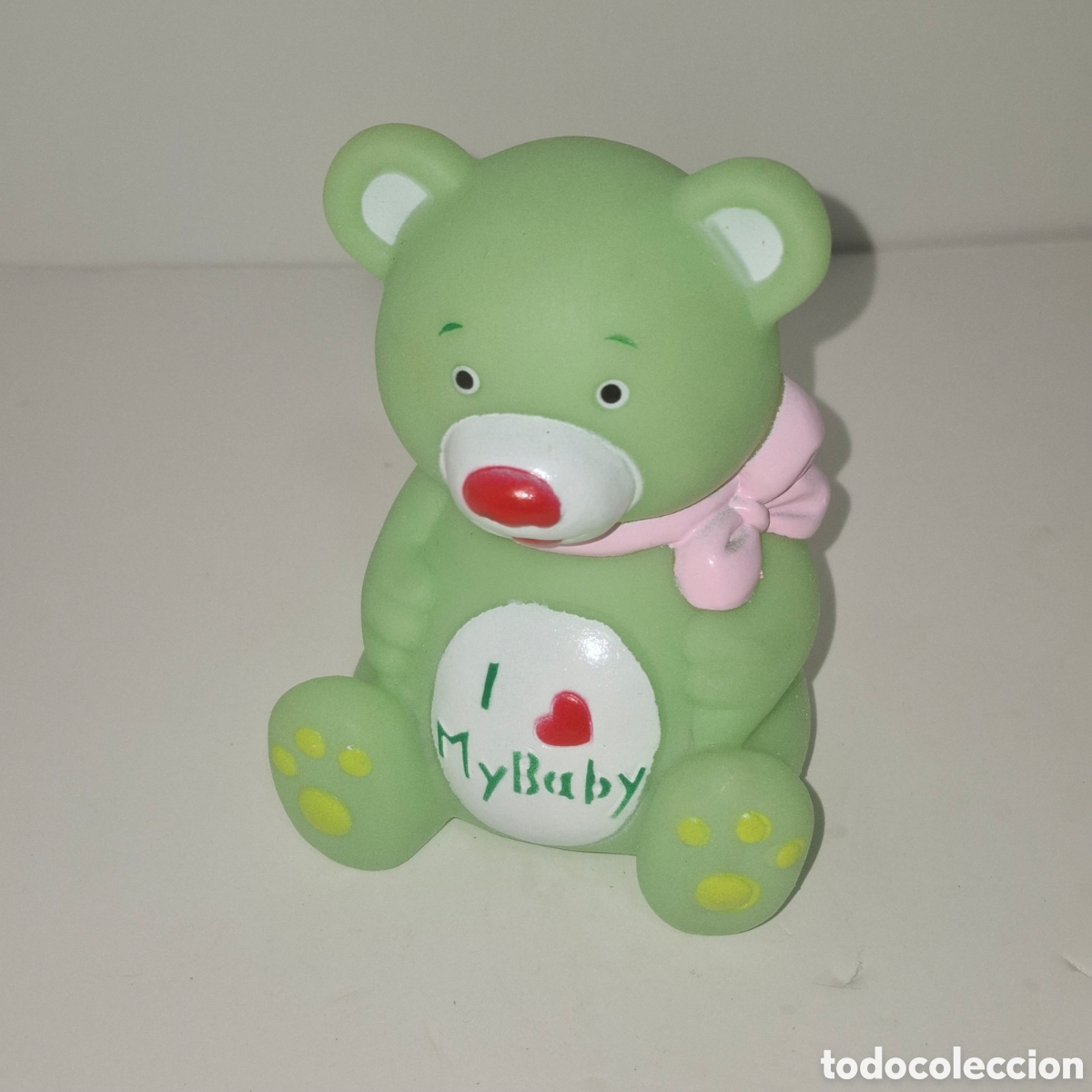 Figuras de goma y PVC: FIGURA DE PVC OSO AMOROSO CHIFLE
