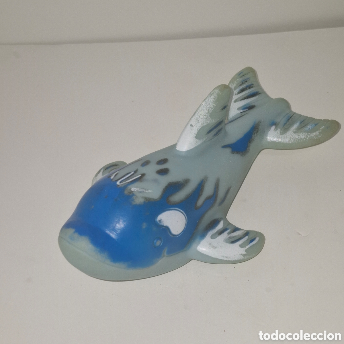 Figuras de goma y PVC: BALLENA AZUL FIGURA DE PVC CHIFLE