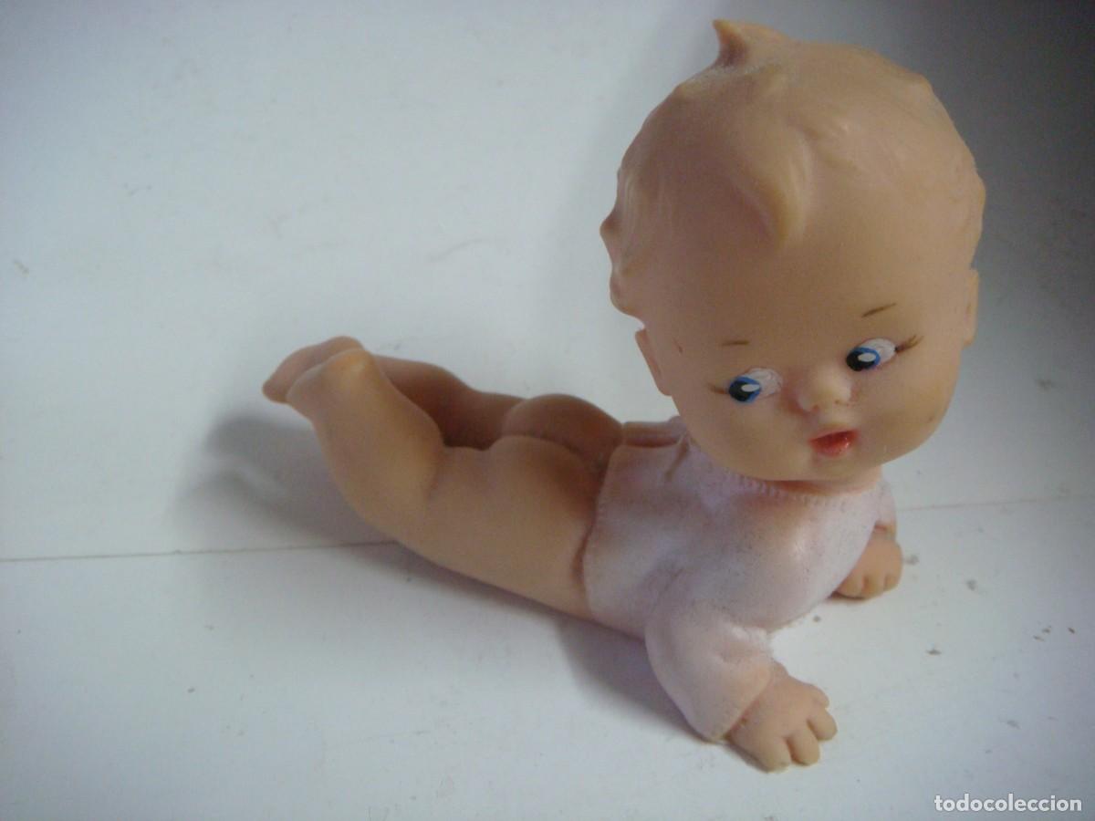Figuras de goma y PVC: MU&Ntilde;ECO A&Ntilde;OS 70 DE GOMA BEBE-CAJ-B-N&ordm;-138